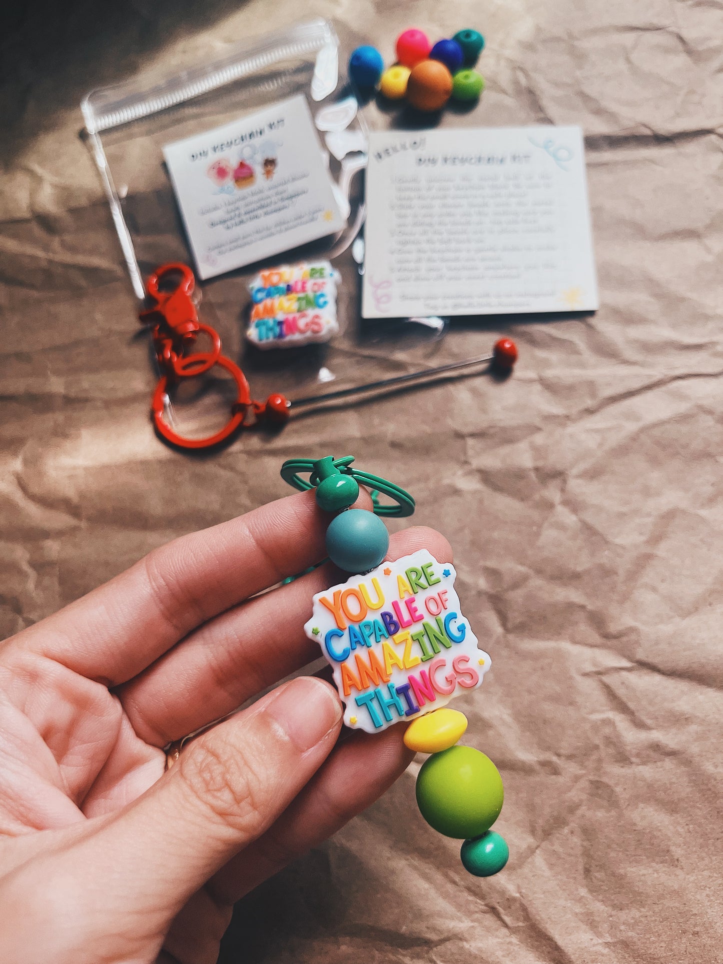 Joyful Joyful DIY keychain kit