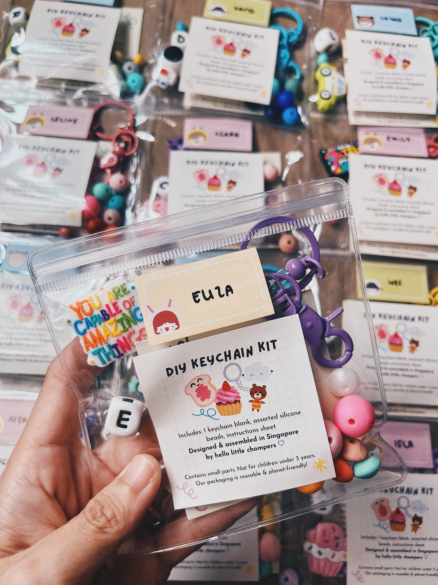 Custom DIY KEYCHAIN KIT Party Pack (Min. 8 packs)