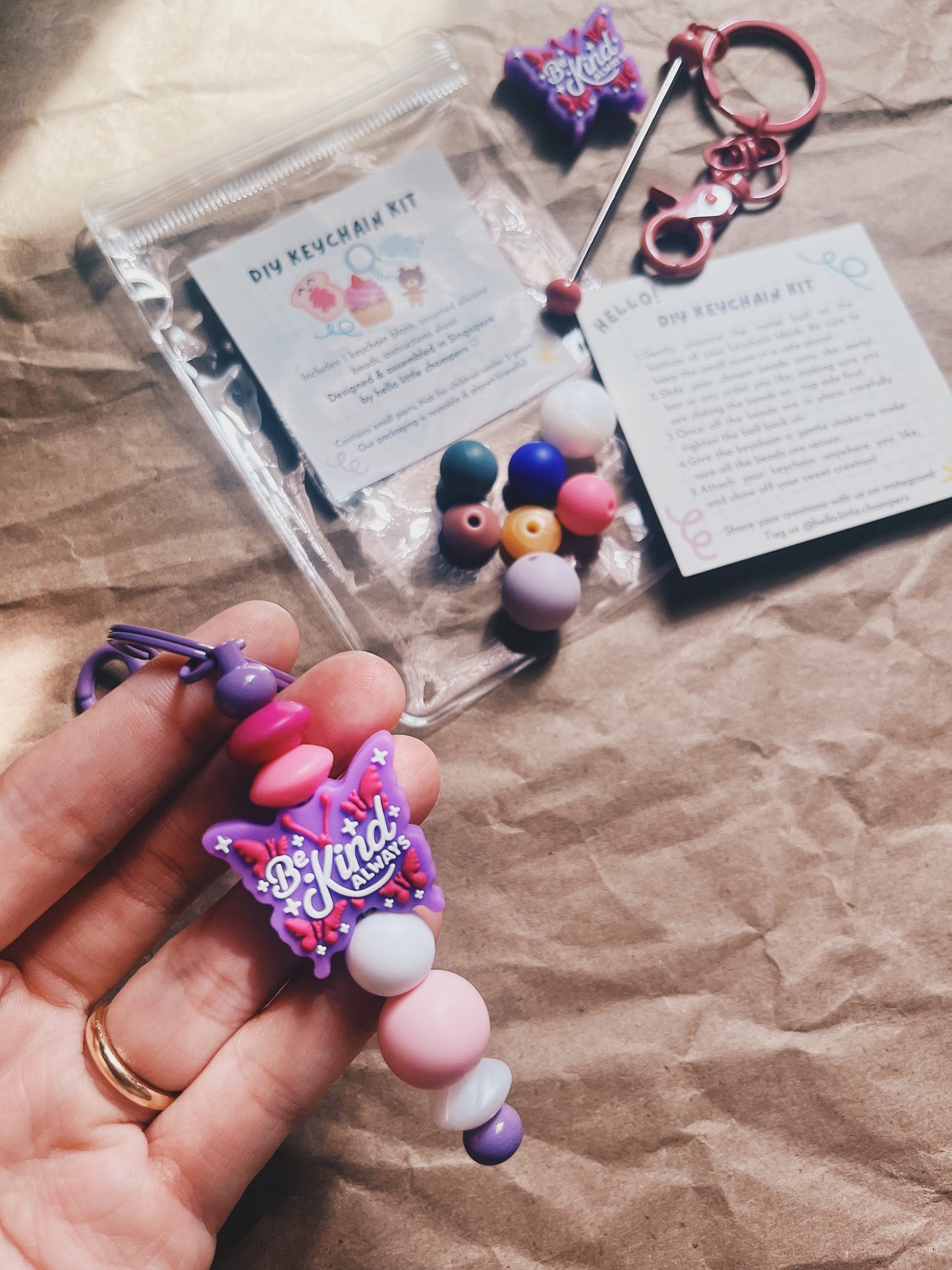 Joyful Joyful DIY keychain kit