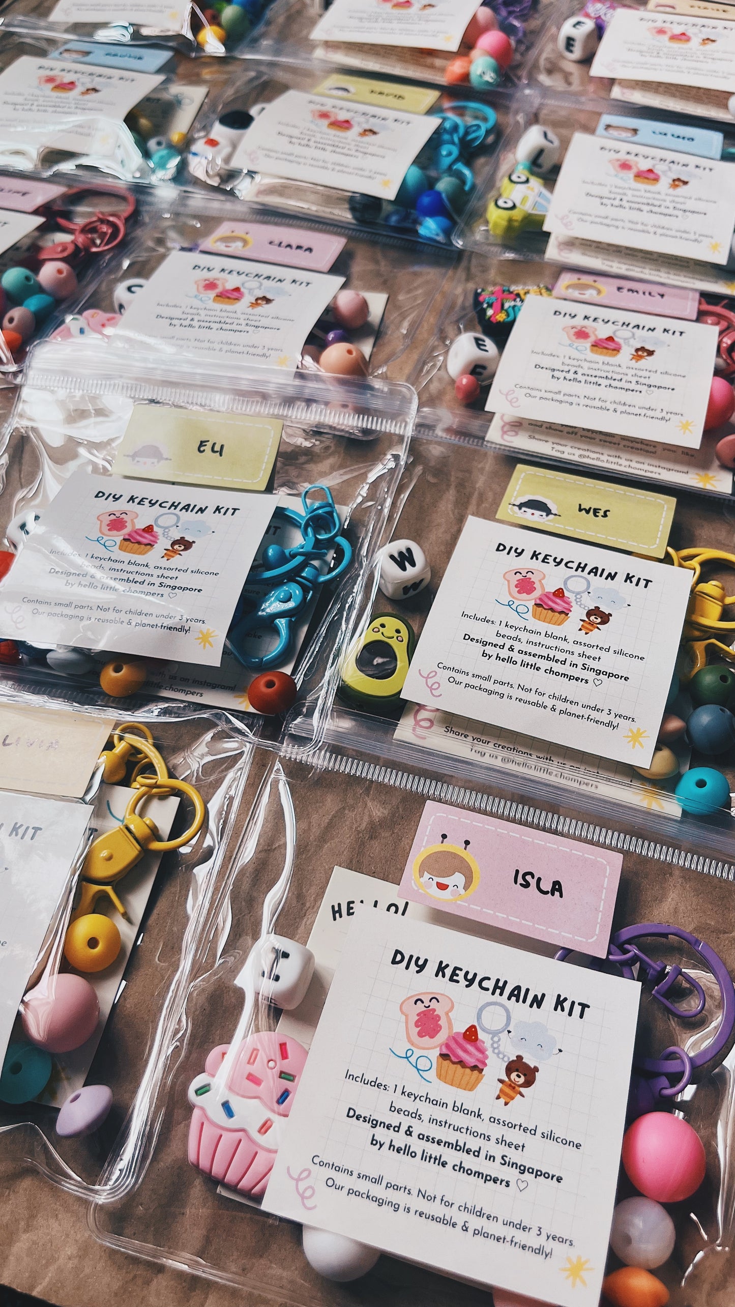 Custom DIY KEYCHAIN KIT Party Pack (Min. 8 packs)