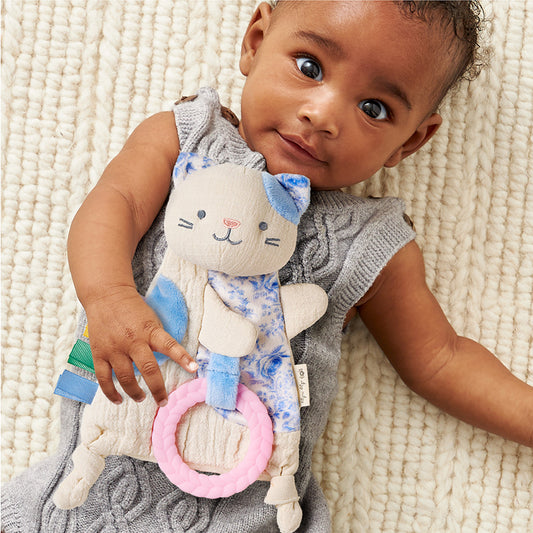 Kitty Bitzy Crinkle™ Sensory Crinkle Toy with Teether