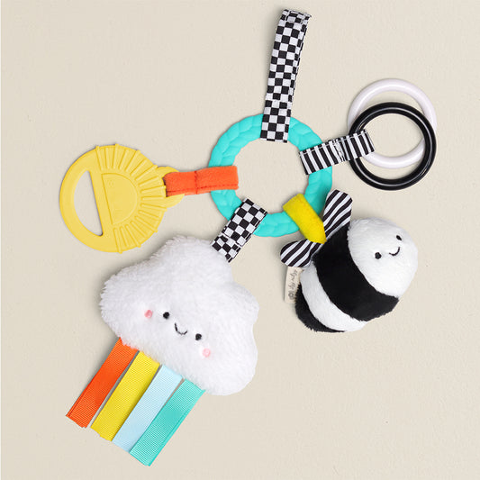 High Contrast Bitzy Busy Ring™ Teething Activity Toy