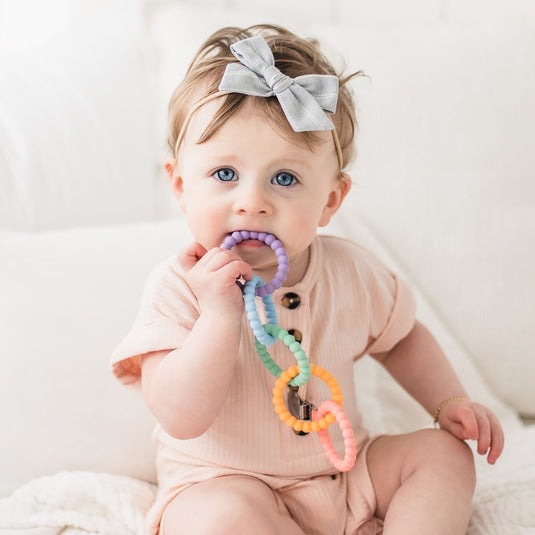 Cutie Clinks Attachable Teether (5 colourways)