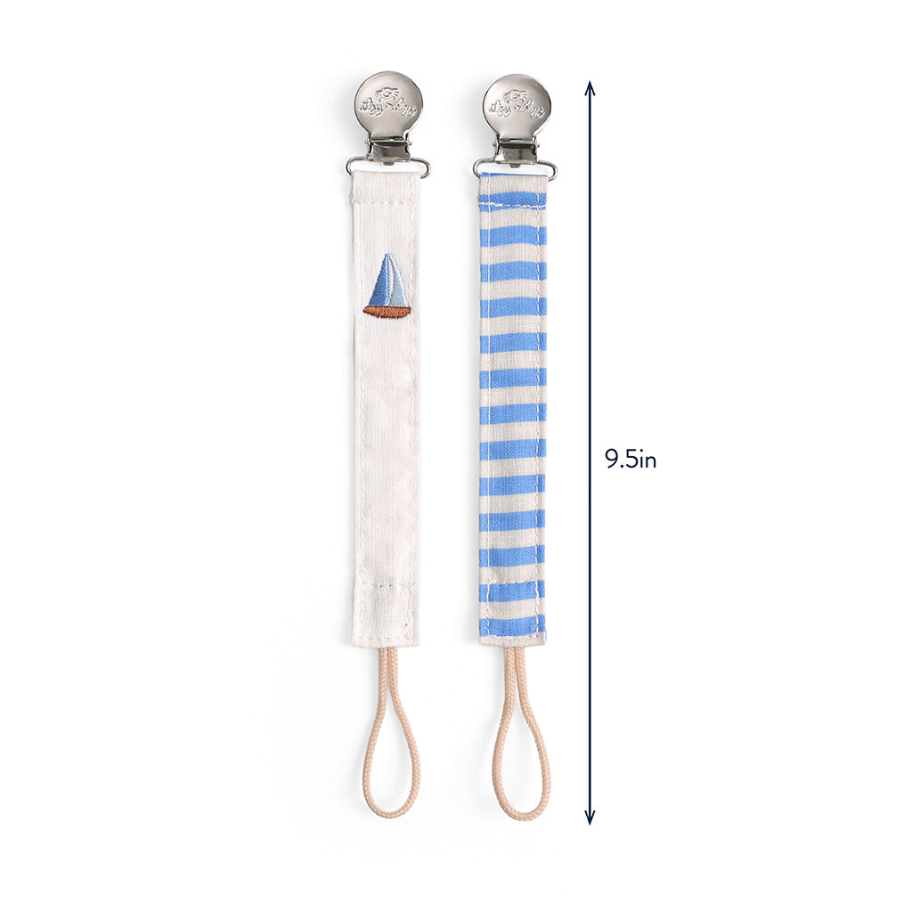 Fabric Paci Strap - Sail Boat