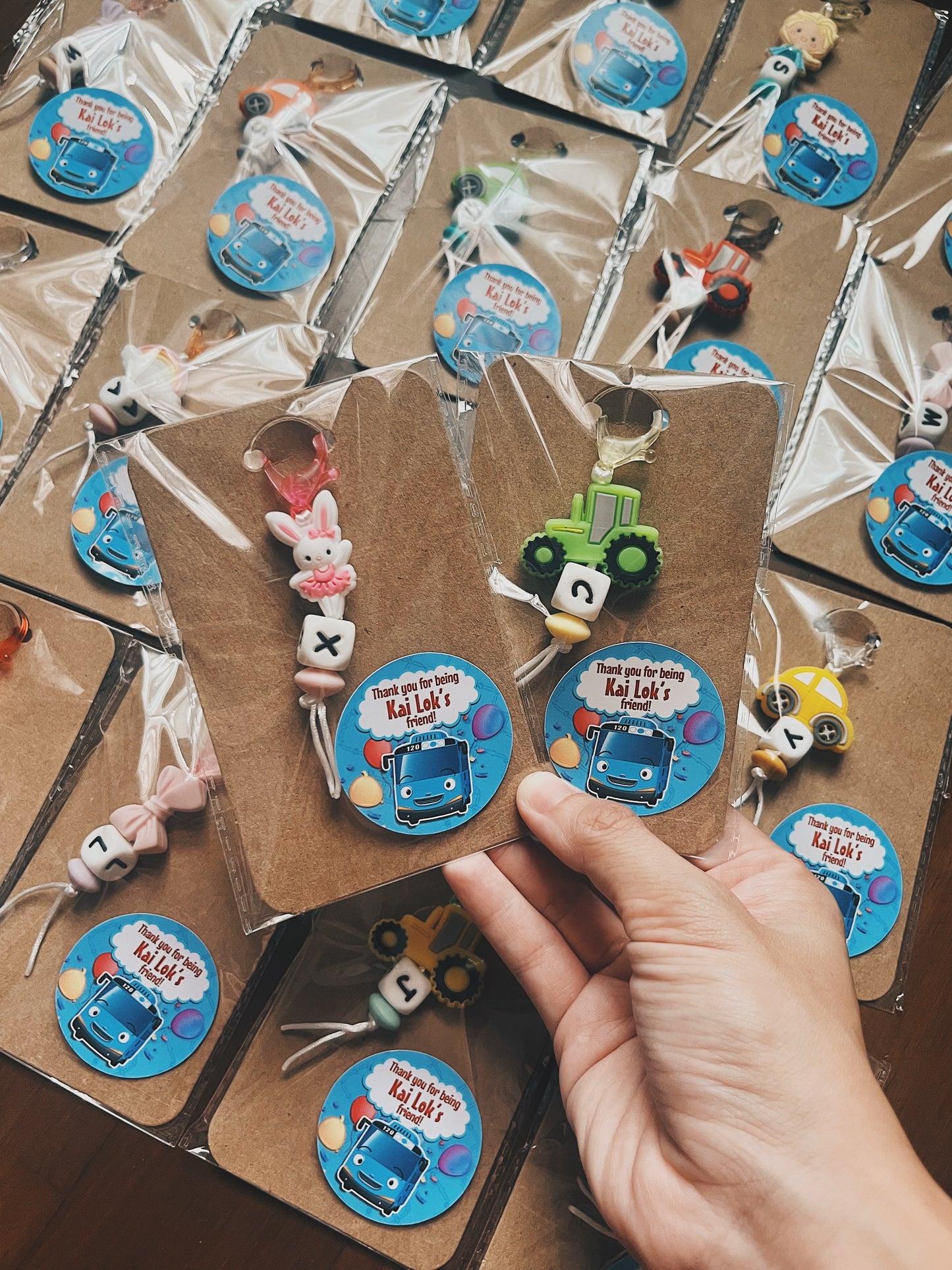 Custom INITIAL CHARM Party Pack (Min. 8 packs)