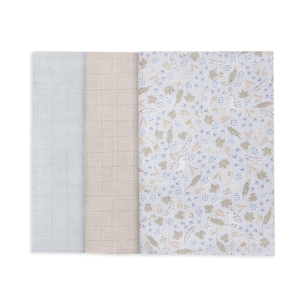 Organic Baby Muslin Squares Set of 3 - Nature Trail