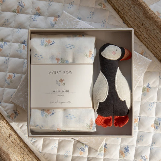 Swaddle & Cuddle Premium Gift Set - Coastline