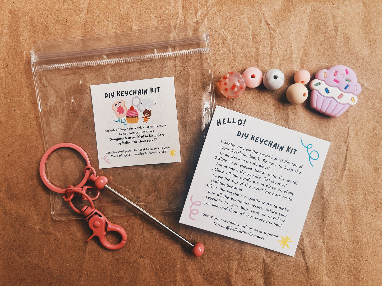 Standard DIY keychain kit