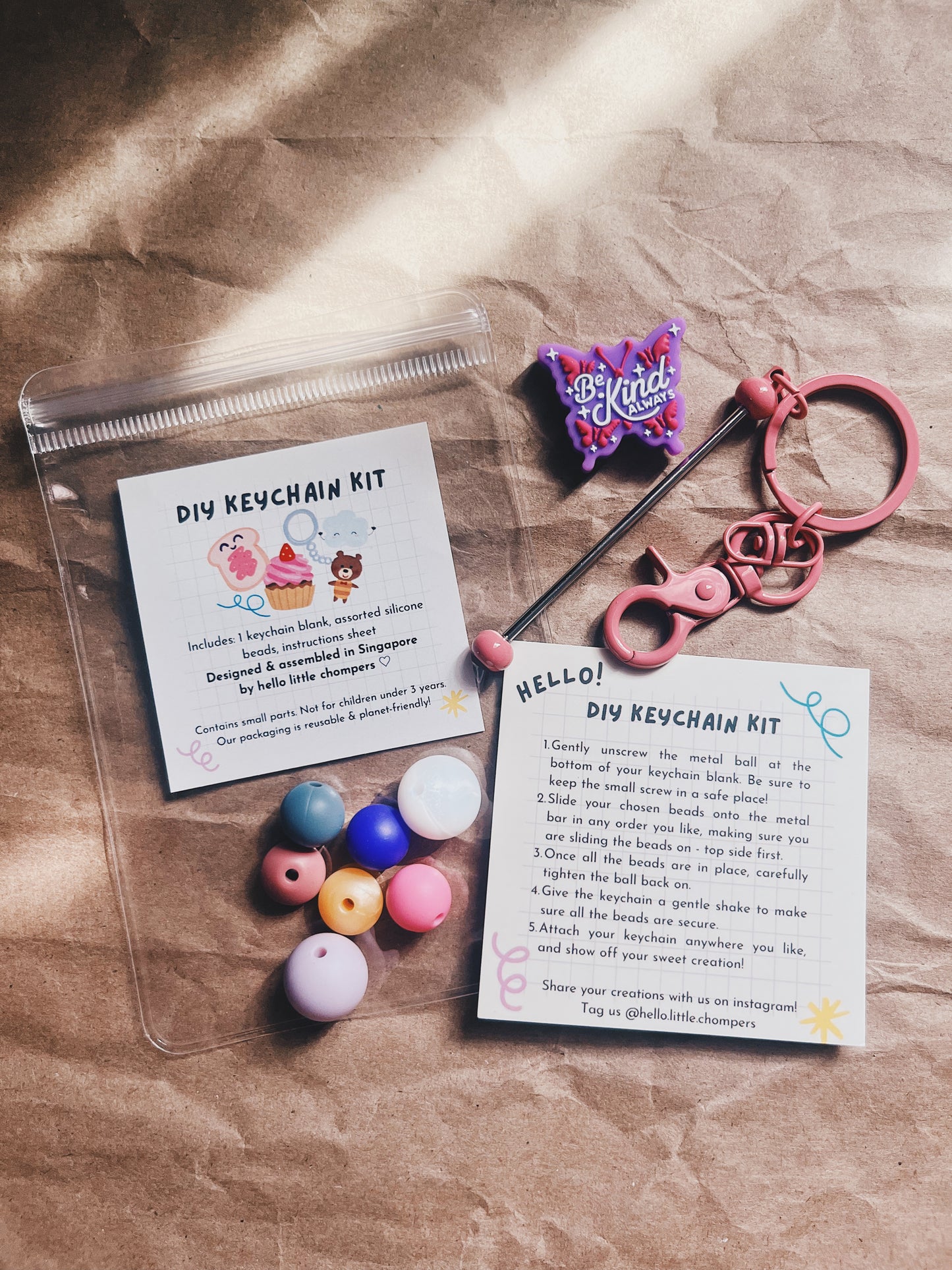 Joyful Joyful DIY keychain kit