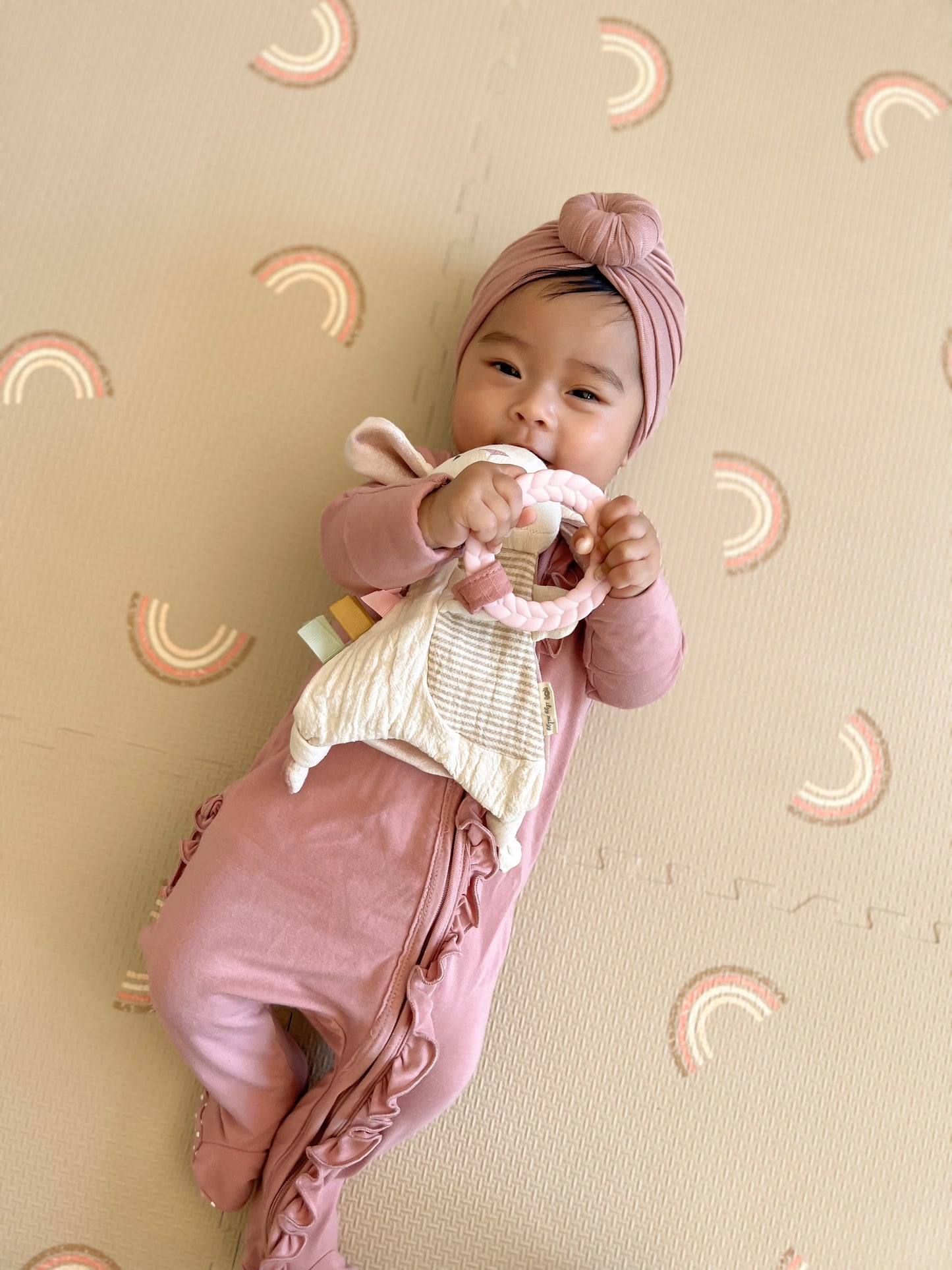 Bunny Bitzy Crinkle™ Sensory Crinkle Toy with Teether