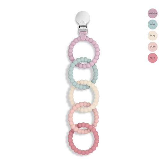 Cutie Clinks Attachable Teether (5 colourways)