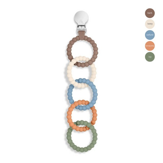 Cutie Clinks Attachable Teether (5 colourways)
