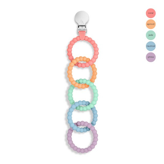 Cutie Clinks Attachable Teether (5 colourways)