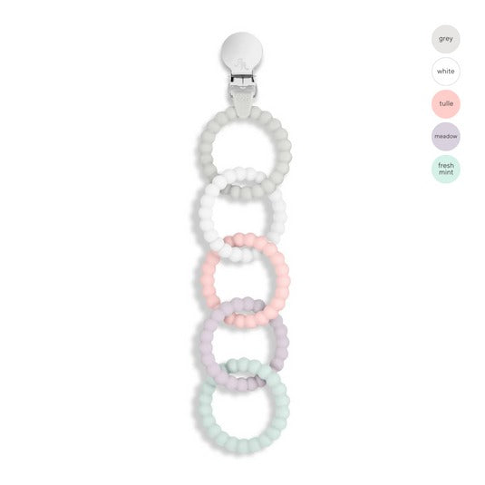Cutie Clinks Attachable Teether (5 colourways)