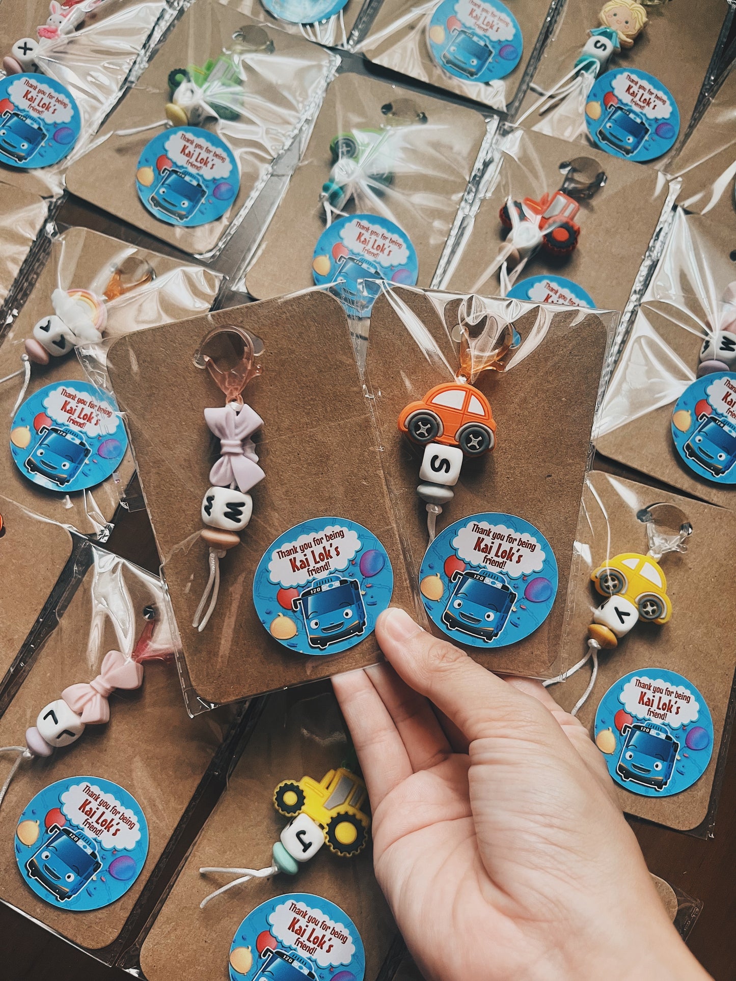 Custom INITIAL CHARM Party Pack (Min. 8 packs)