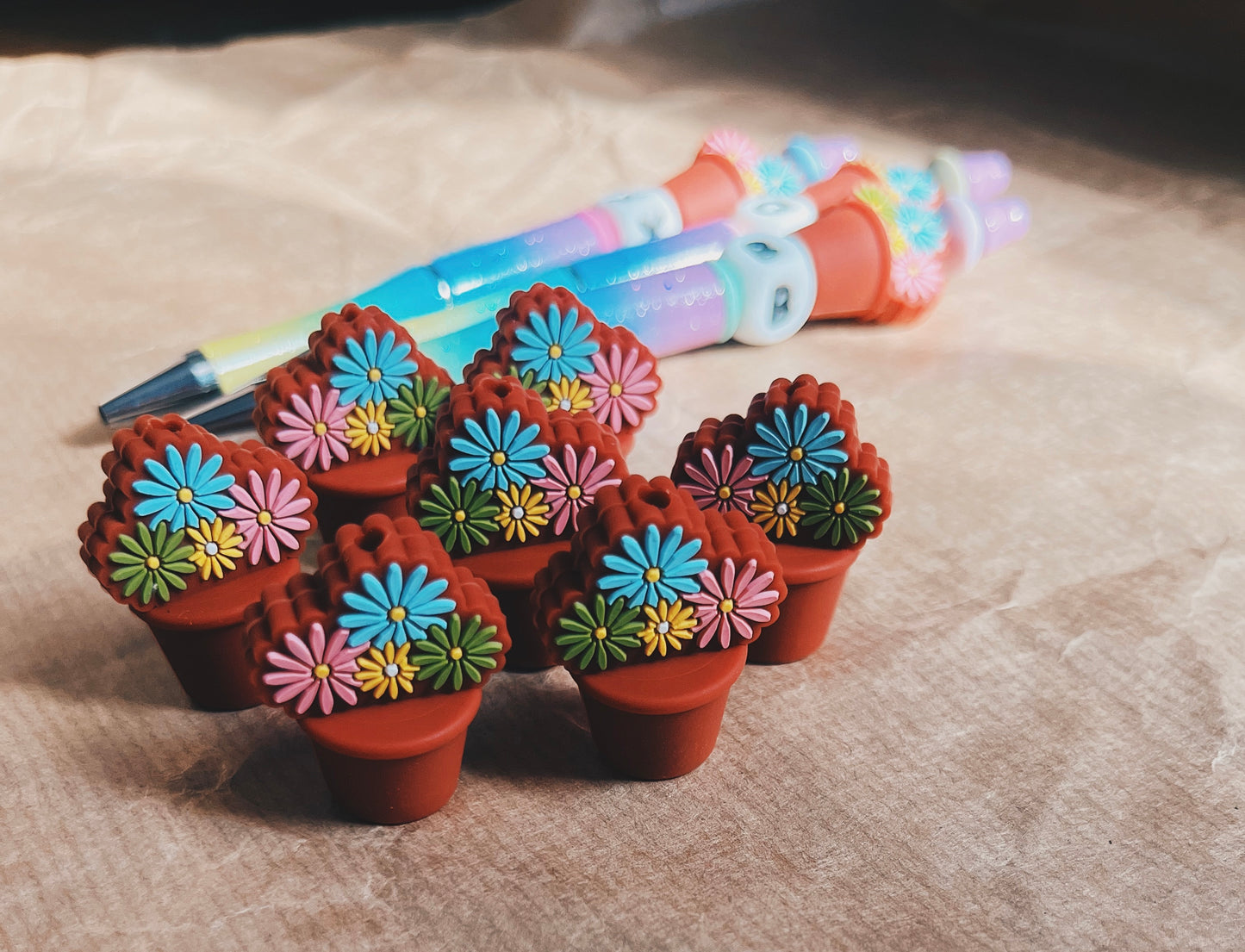 Custom Initial Ballpoint Pen - Bloom