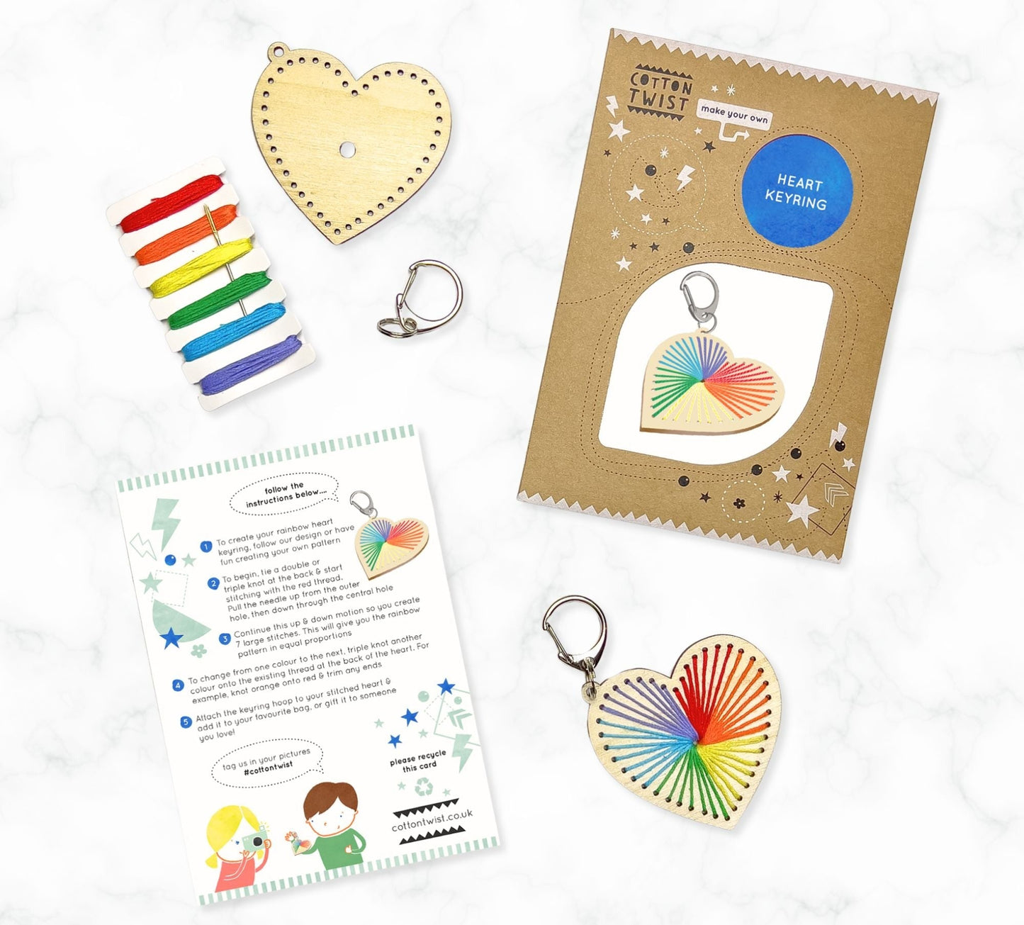 Heart Keyring Kit