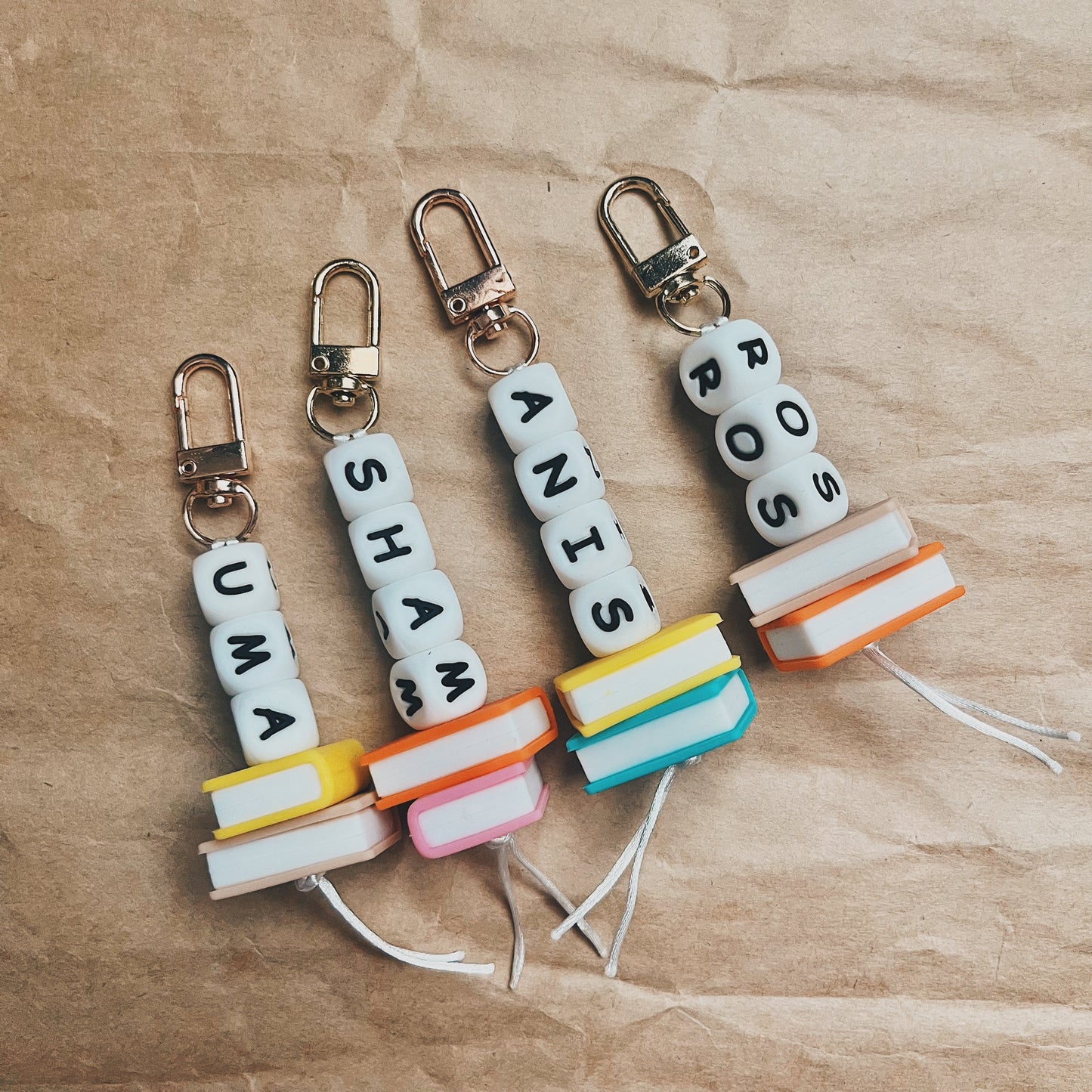 Custom Initial Charm - Book Lovers Club