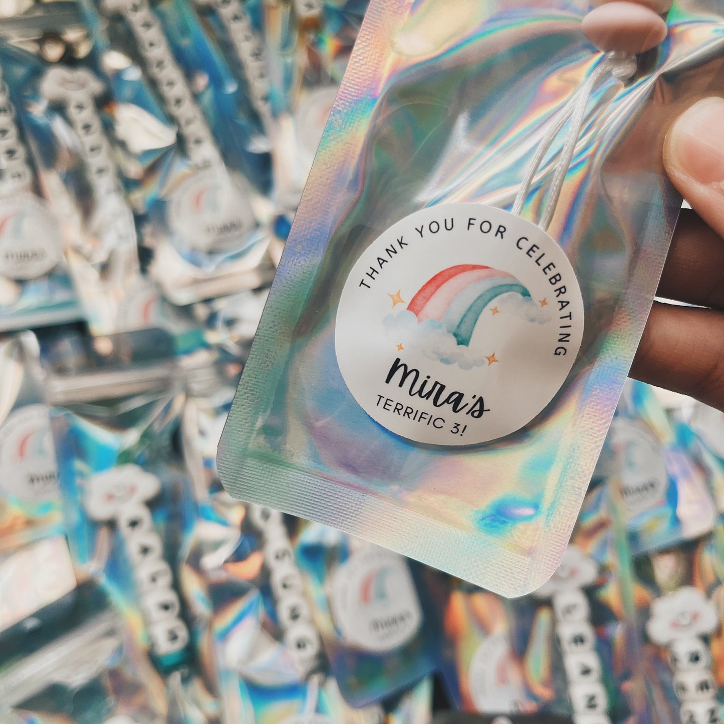 Custom NAME CHARM Party Pack (Min. 8 packs)