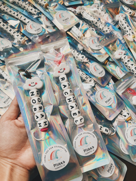 Custom NAME CHARM Party Pack (Min. 8 packs)