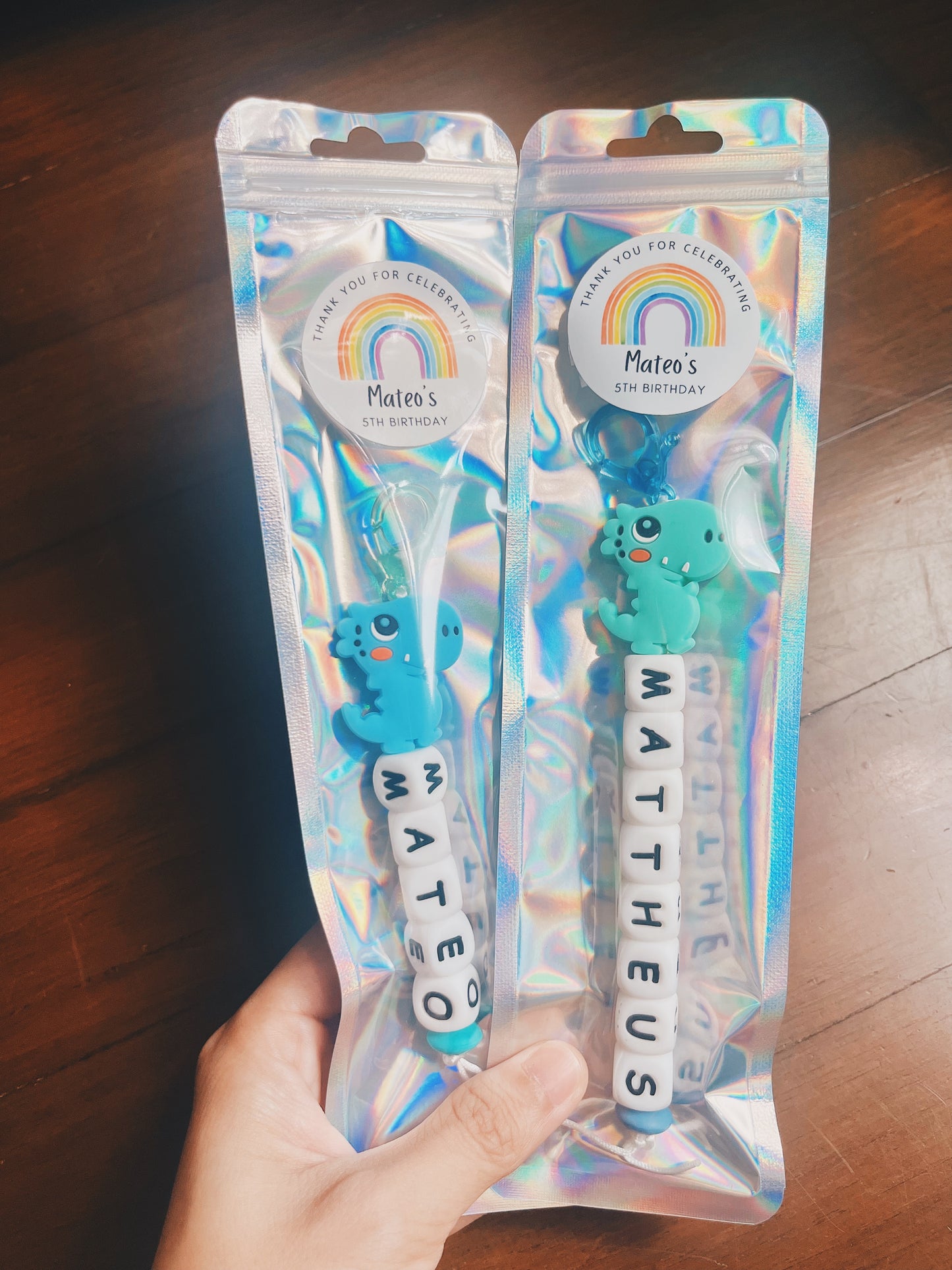 Custom NAME CHARM Party Pack (Min. 8 packs)