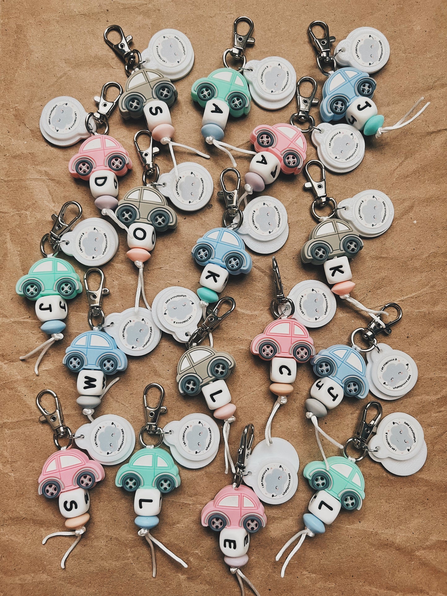 Custom Initial Charm - ROBIN + Supermarket Trolley Tokens