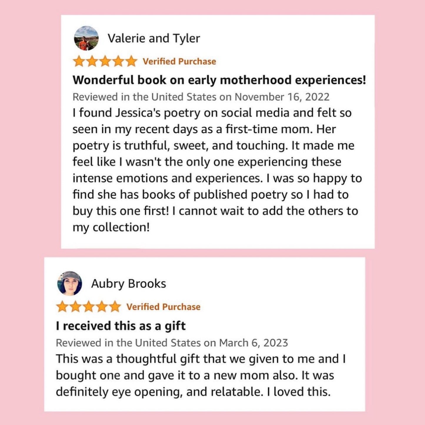 Jess Urlichs Motherhood Poetry Collection (3 titles)