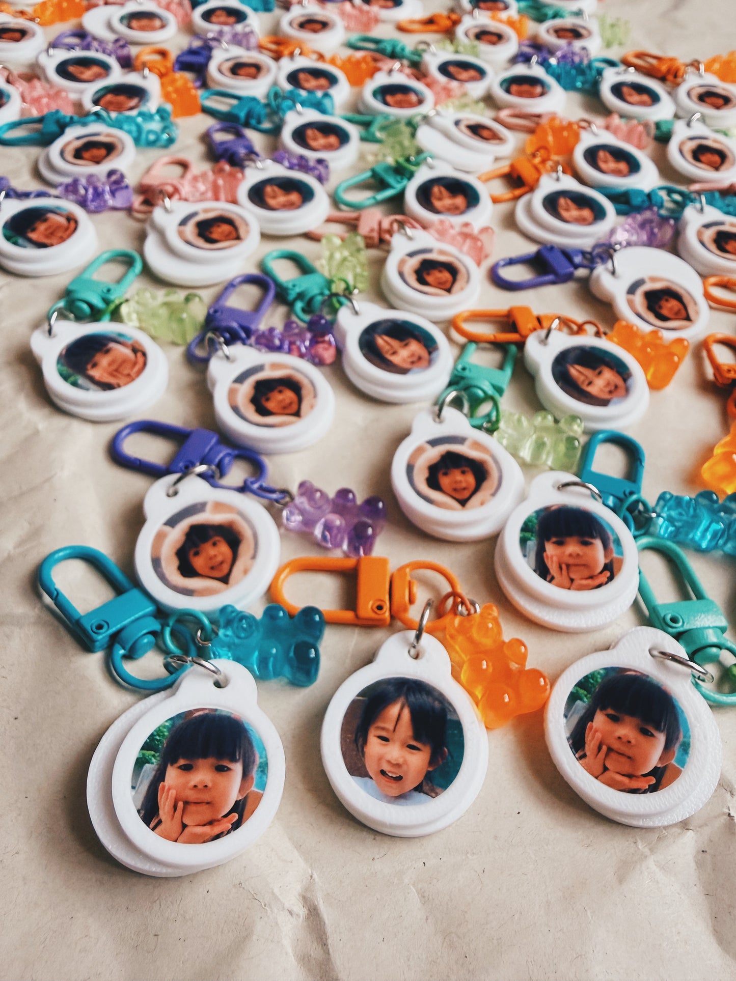 Custom Supermarket Trolley Token with Charms (Min. 50 sets)