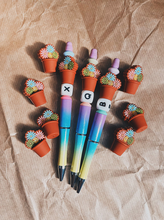 Custom Initial Ballpoint Pen - Bloom