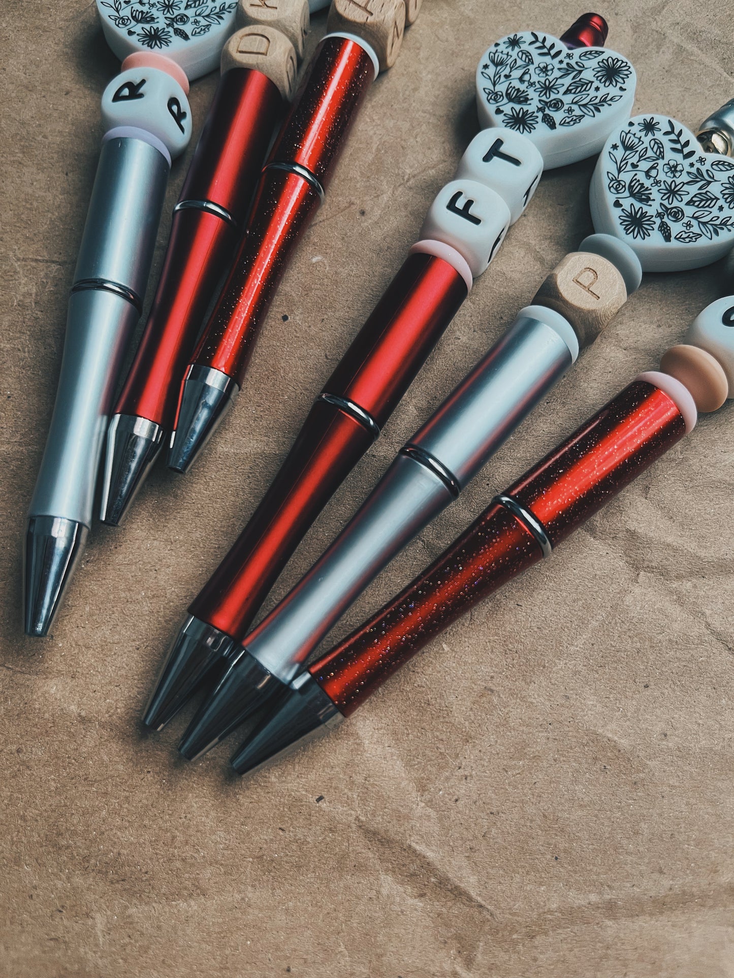 Custom Initial Ballpoint Pen - Sweethearts