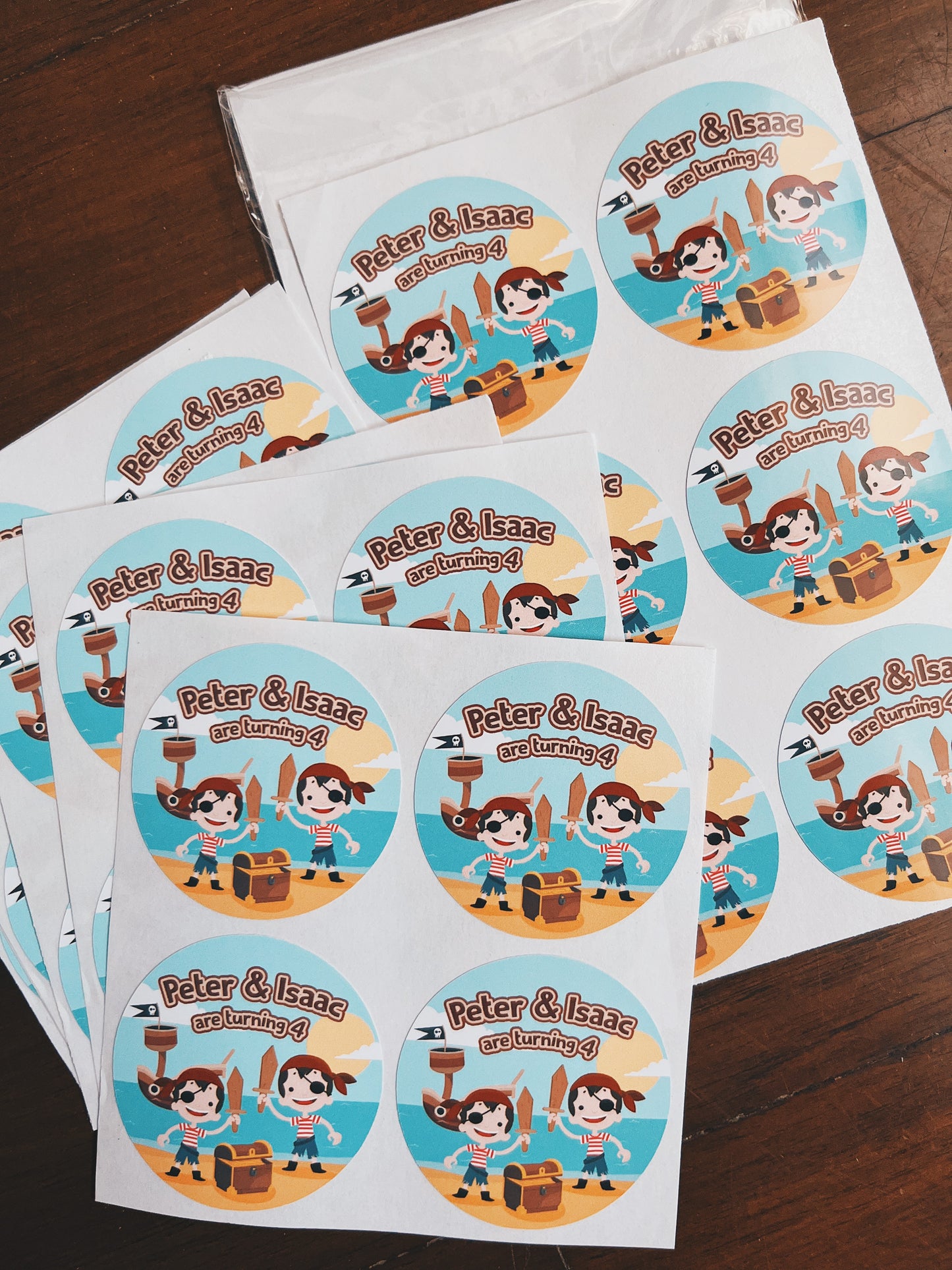 Custom INITIAL CHARM Party Pack (Min. 8 packs)