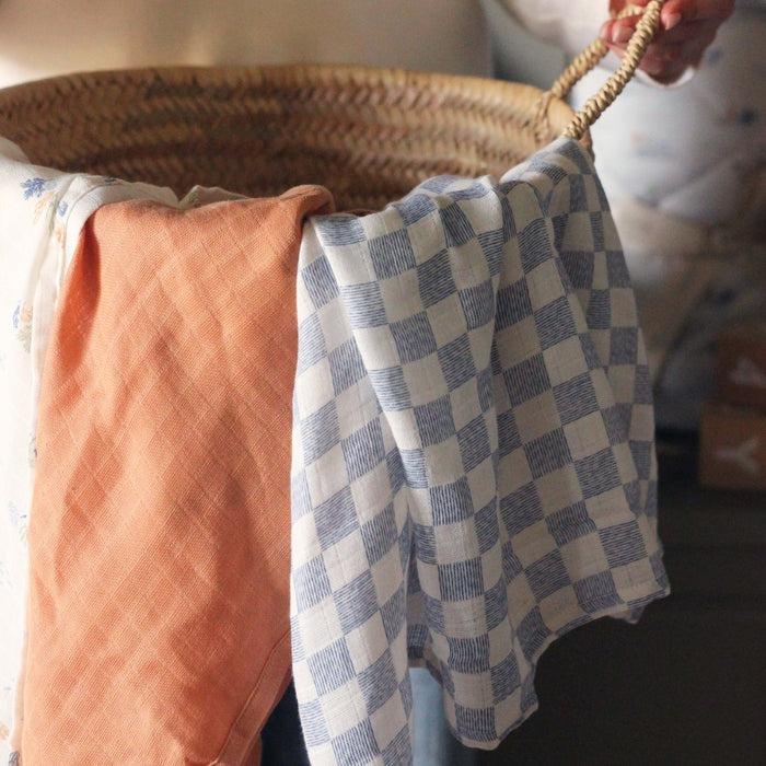 Organic Baby Muslin Squares Set of 3 - Coastline
