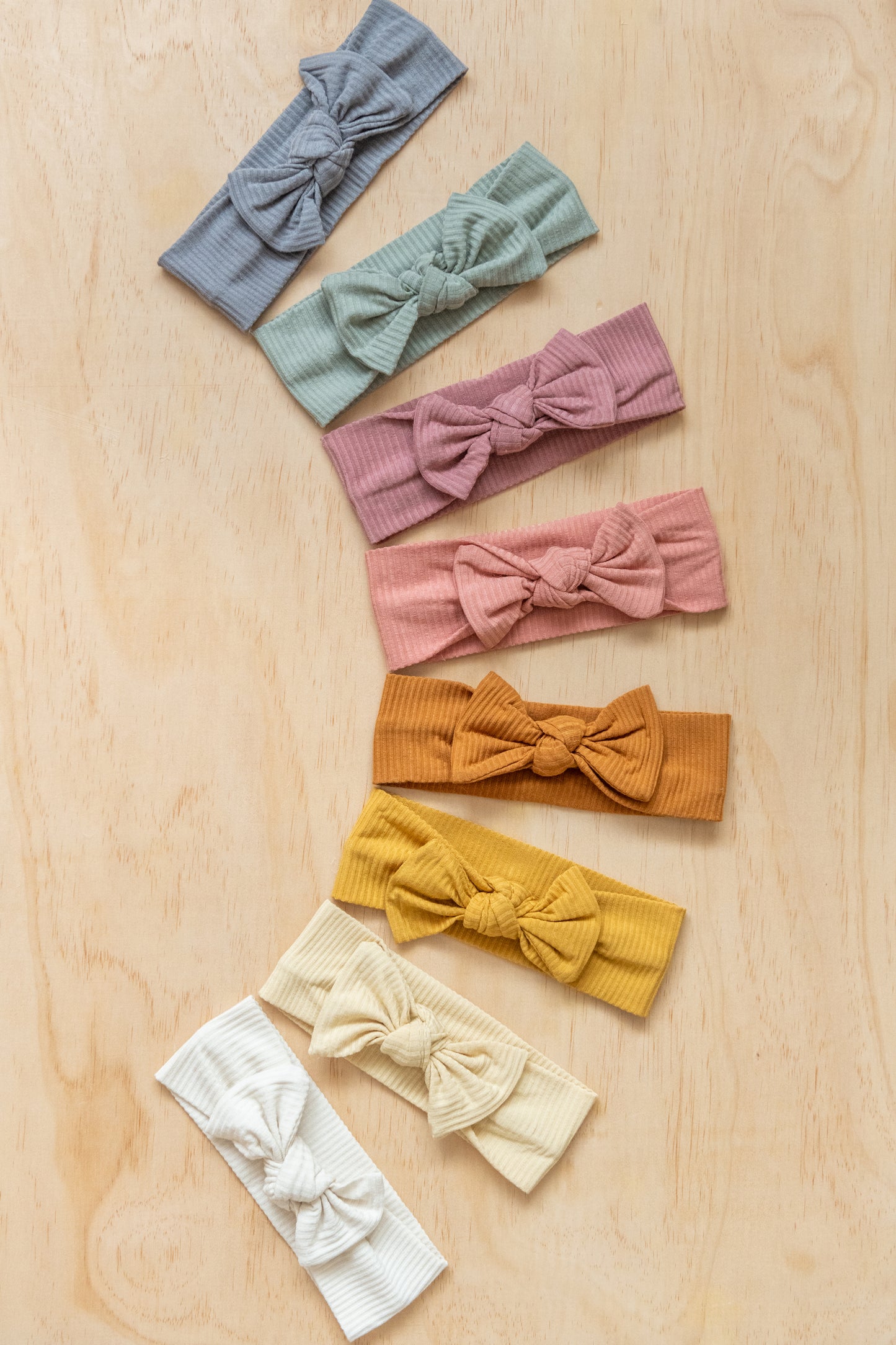 Blush Bamboo Stretch Bow Headband