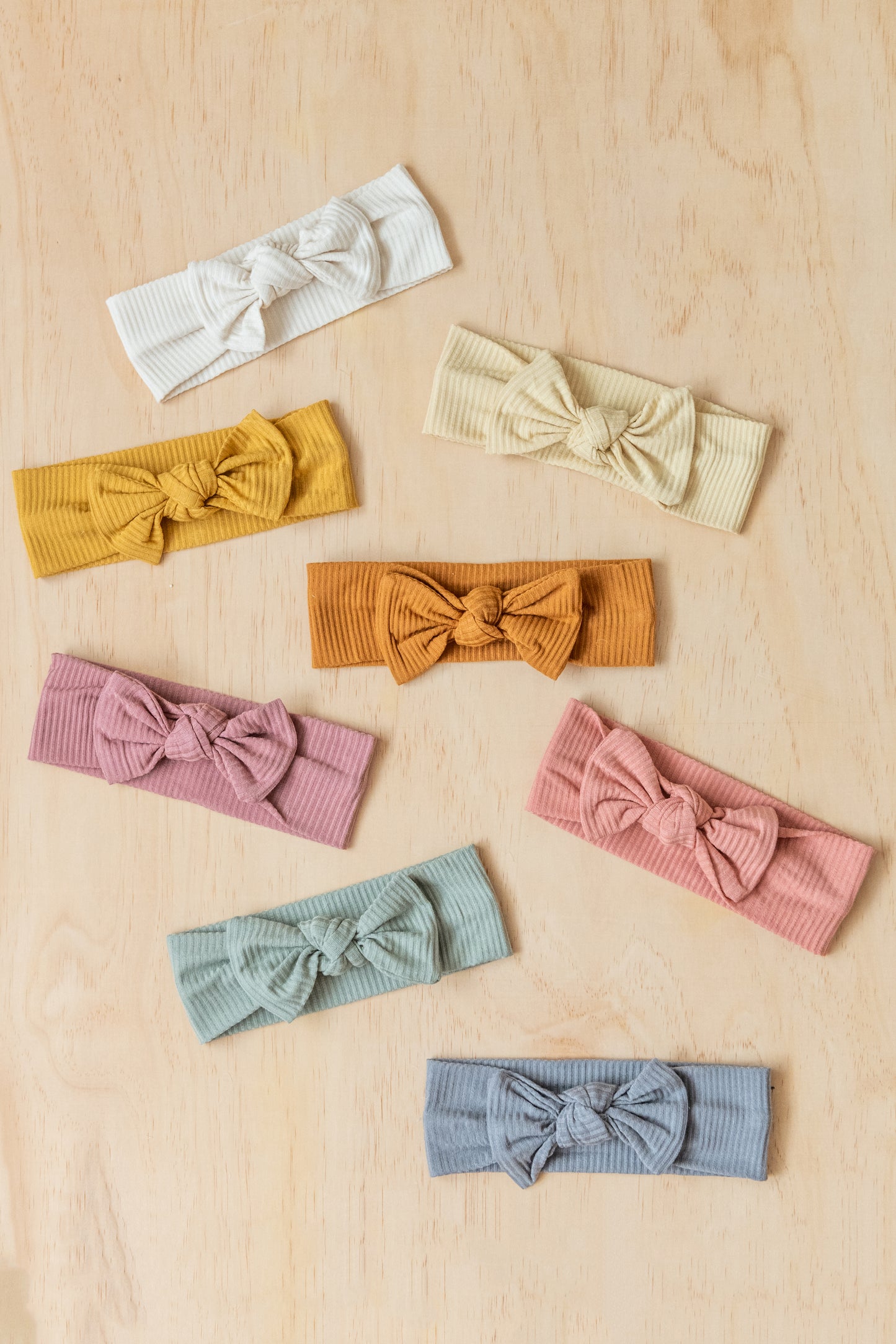 Blush Bamboo Stretch Bow Headband
