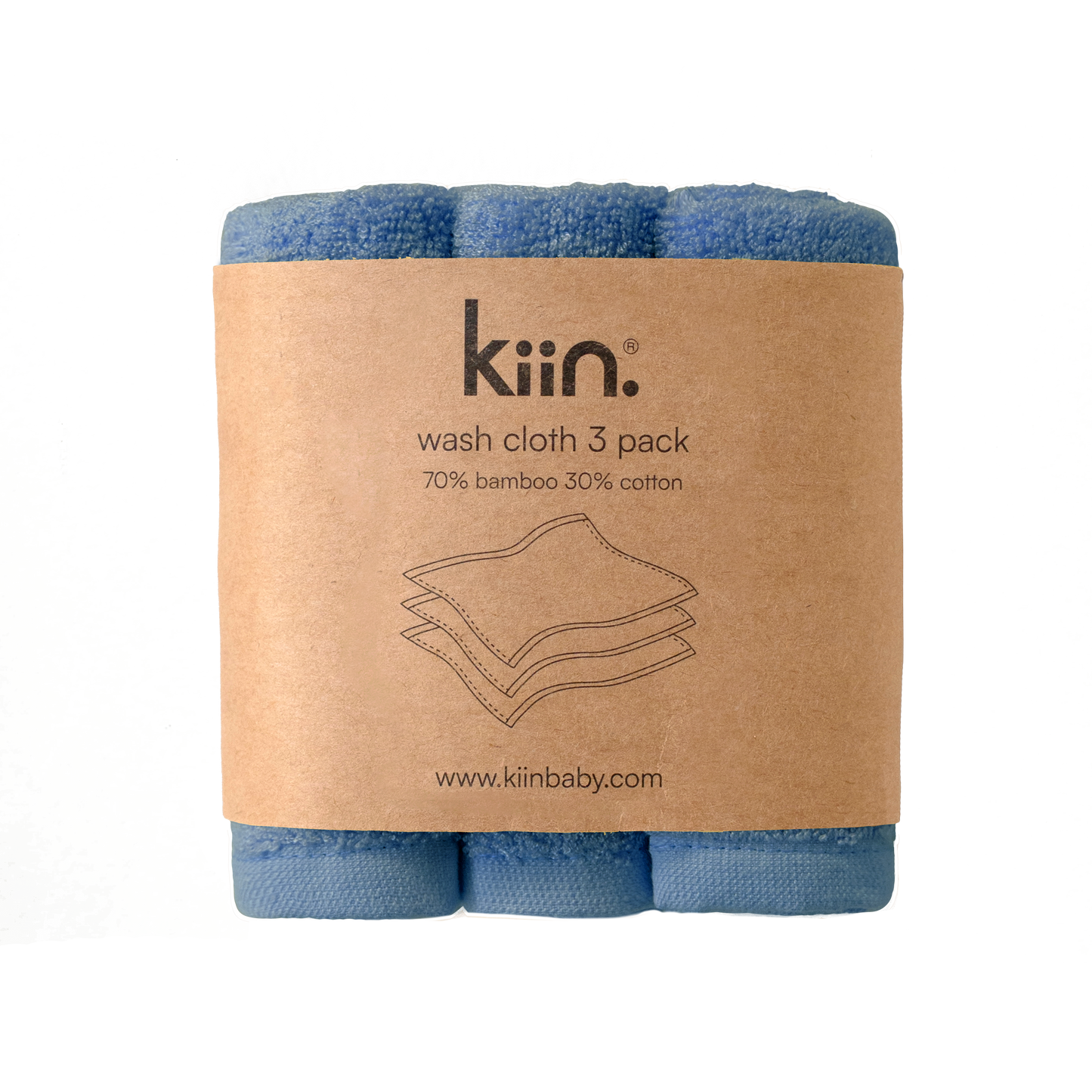 Blue Shadow Wash Cloths 3 Pack