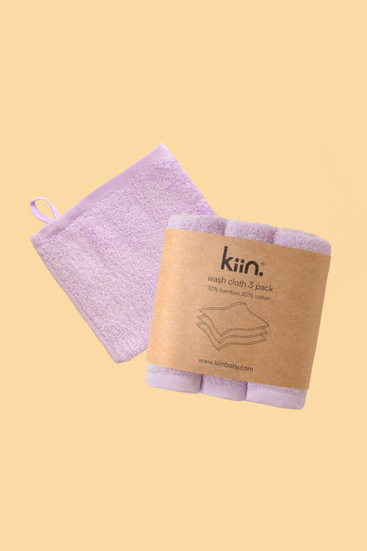 Lilac Wash Cloths 3 Pack