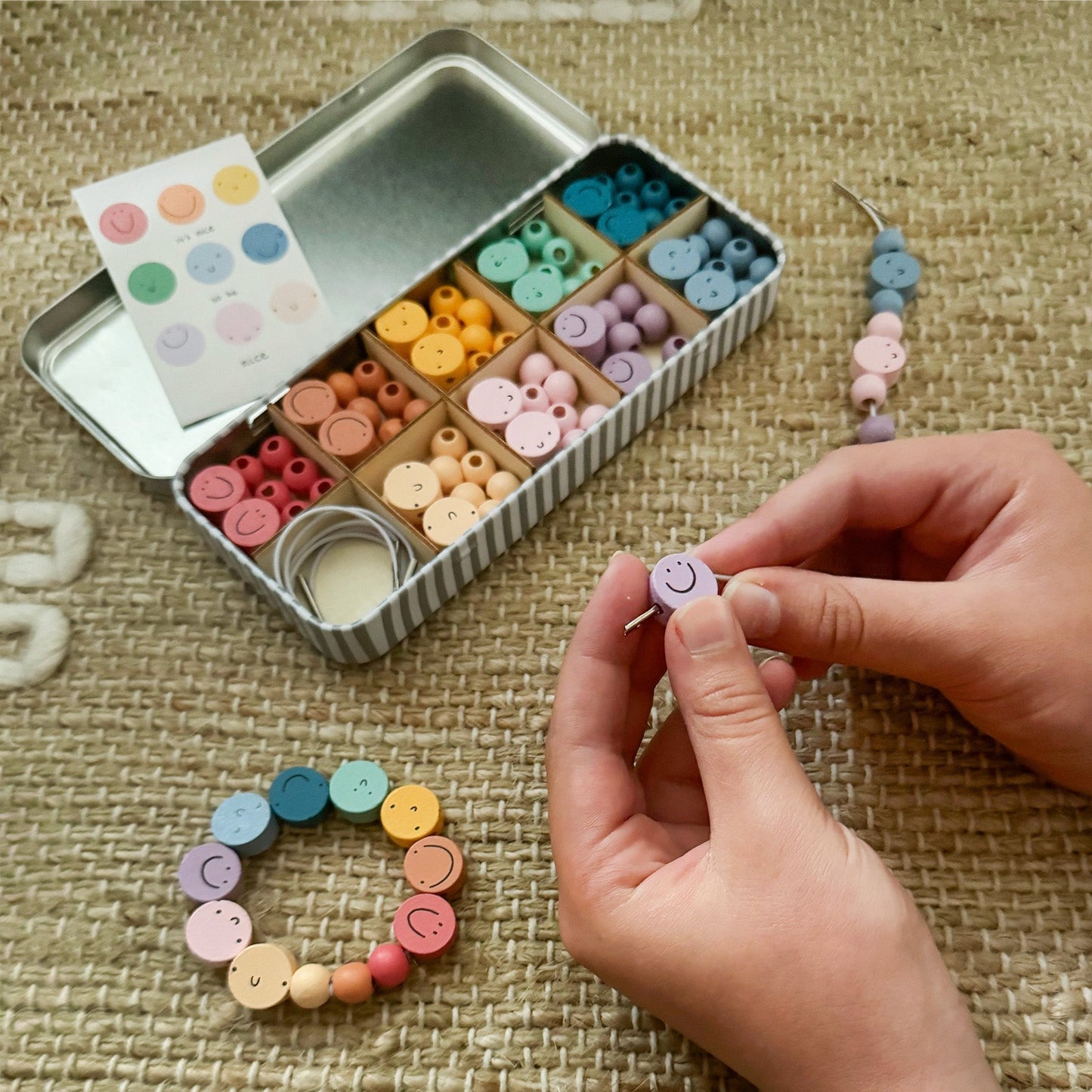 "It's Nice To Be Nice" Bracelet Beading Kit (Standard Kit: No name customization)