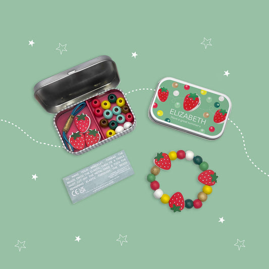 Strawberry Bracelet Gift Kit (Standard Kit: No name customization)