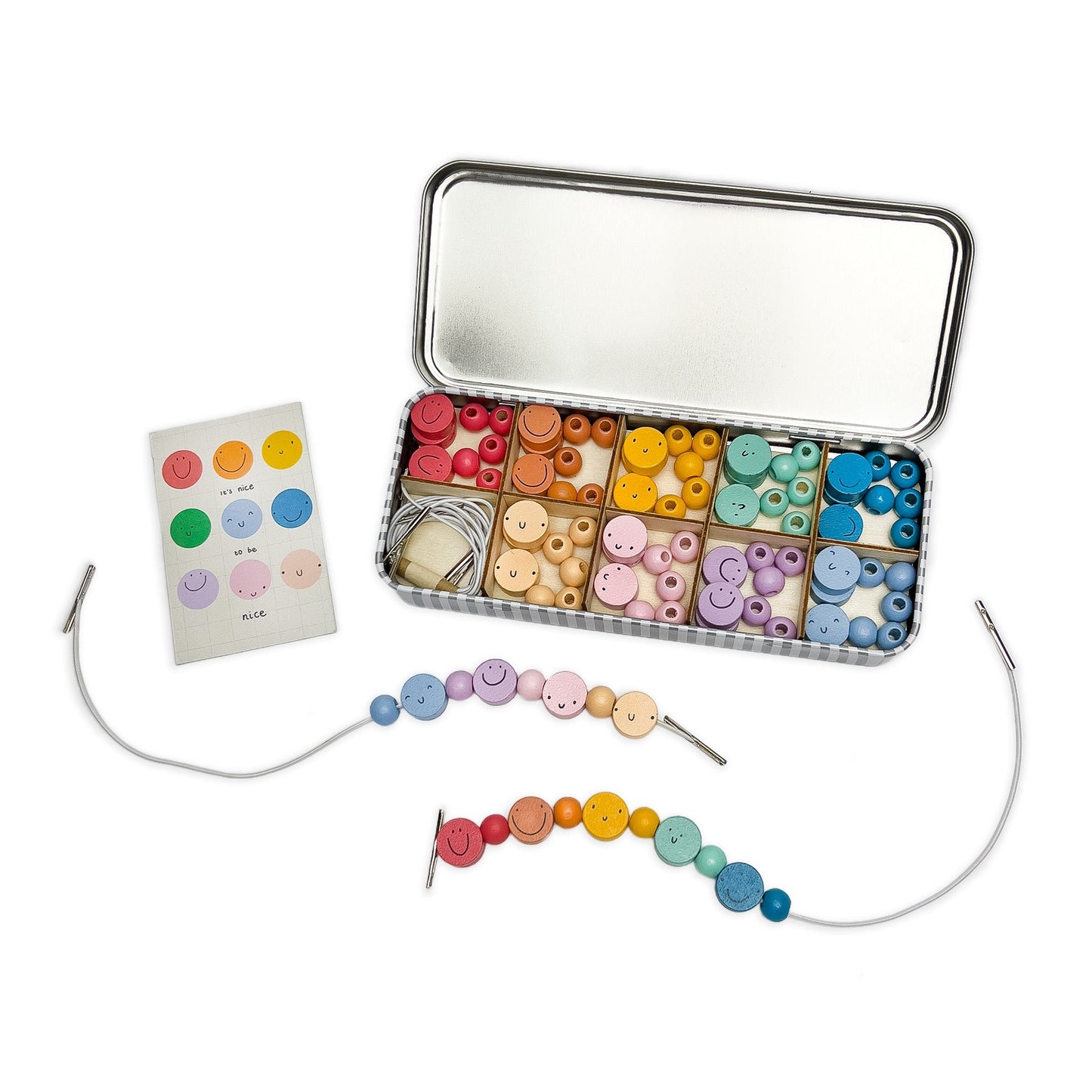 "It's Nice To Be Nice" Bracelet Beading Kit (Standard Kit: No name customization)