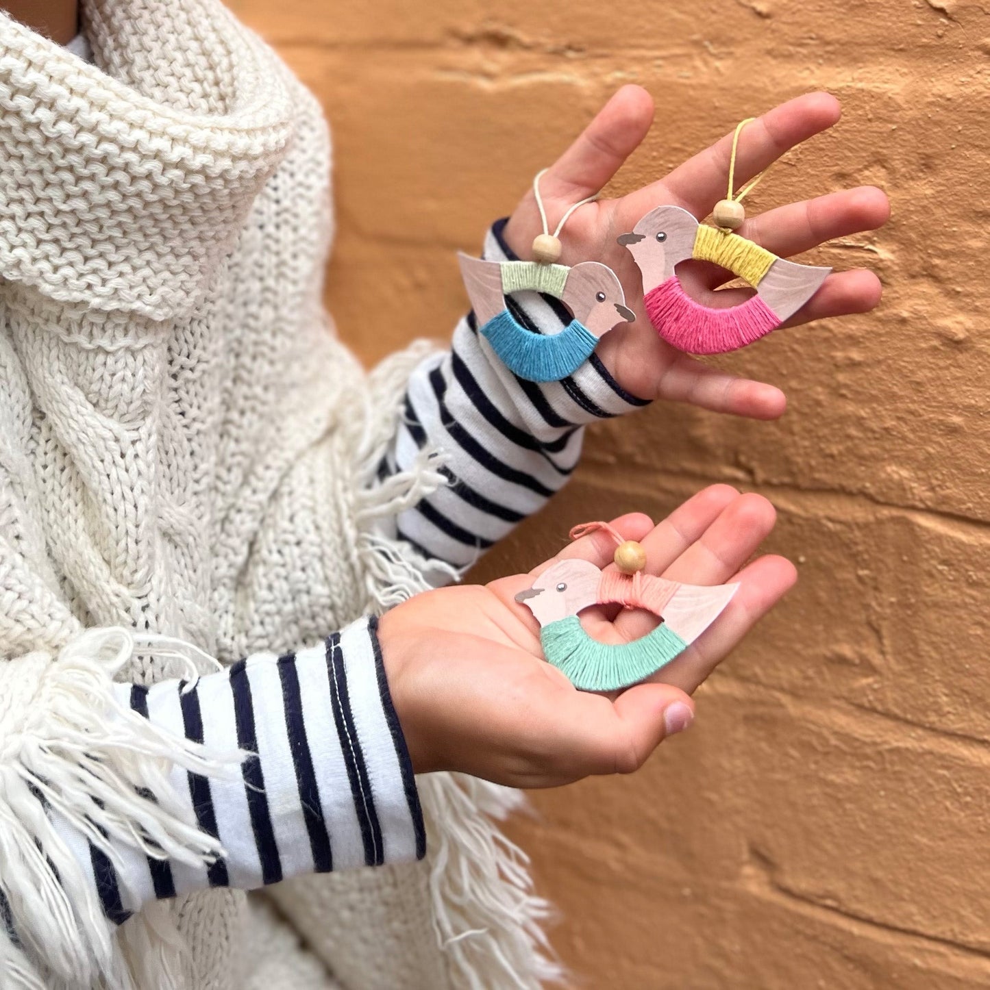 Make Your Own Pastel Bird Decorations
