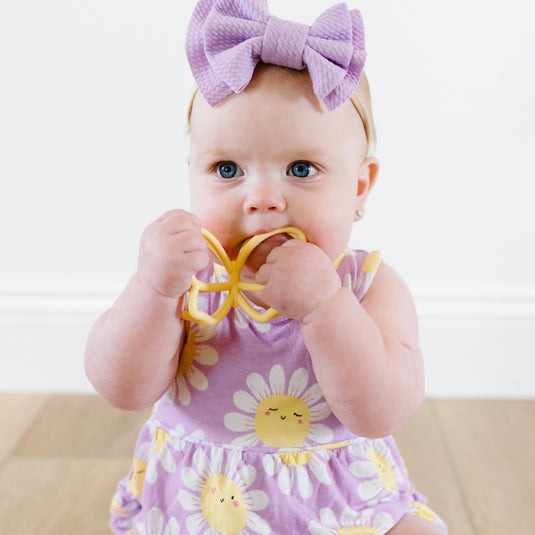 Butterfly Teether Toy + Strap (2 colours)