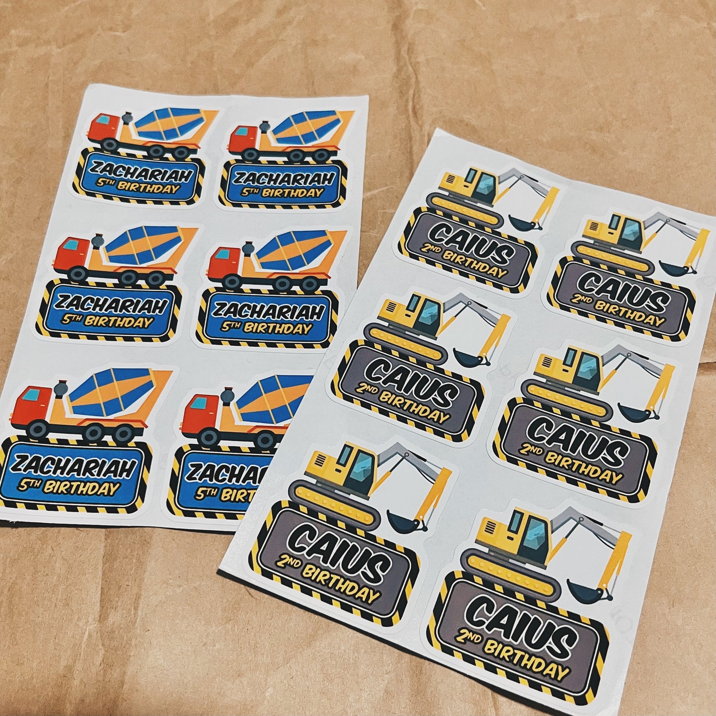 Custom INITIAL CHARM Party Pack (Min. 8 packs)