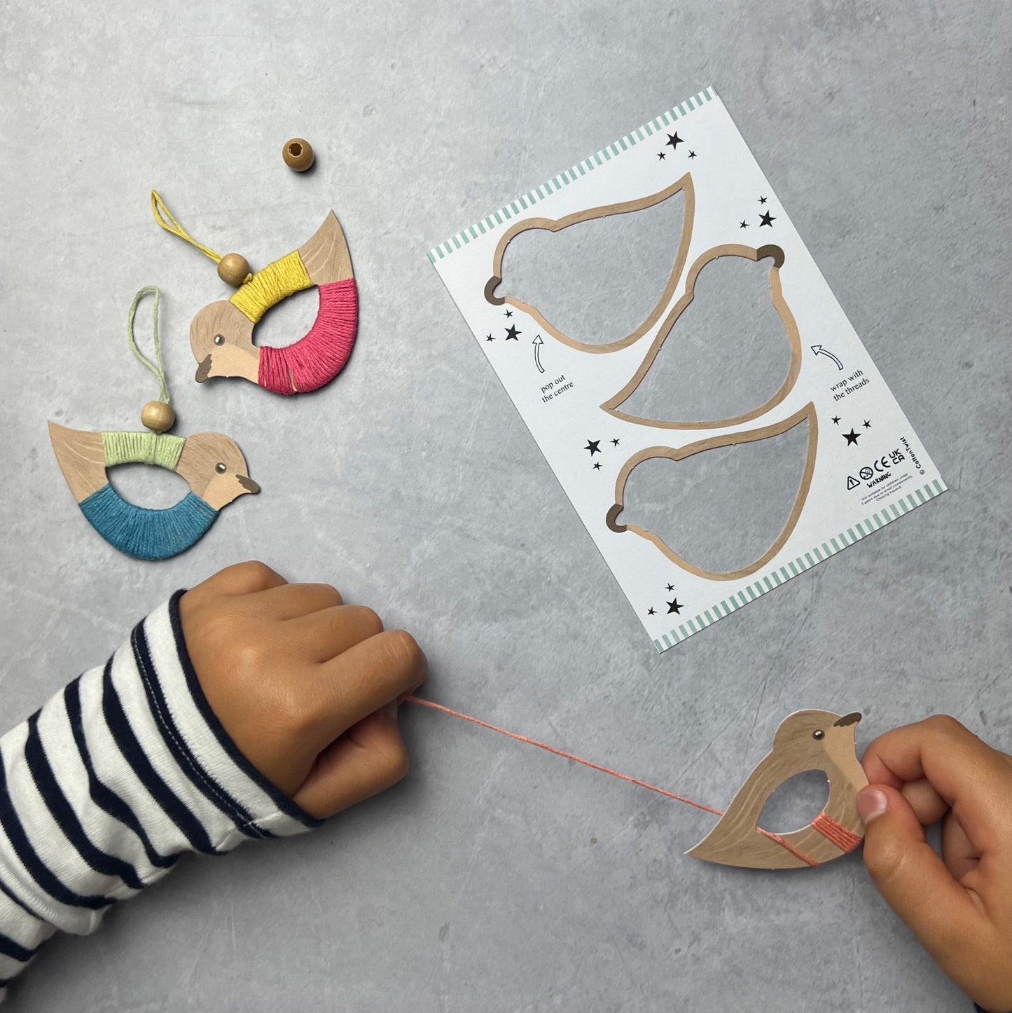 Make Your Own Pastel Bird Decorations