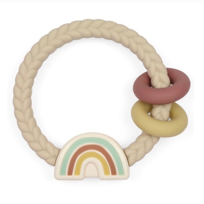 Neutral Rainbow Ritzy Rattle