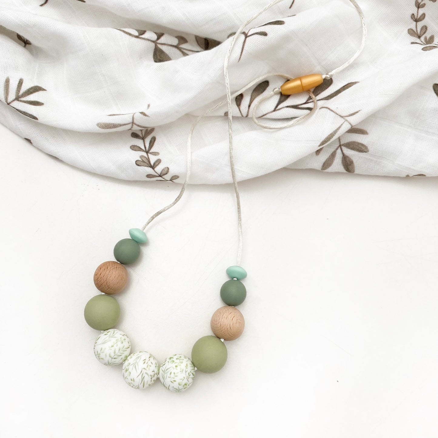 Spring Bloom: Sage Foliage Necklace