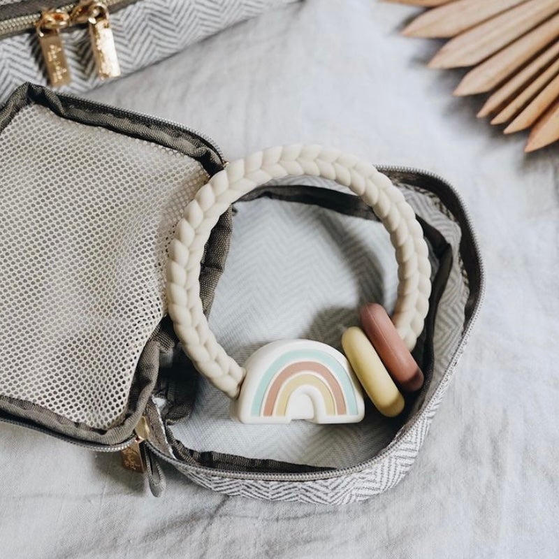 Neutral Rainbow Ritzy Rattle