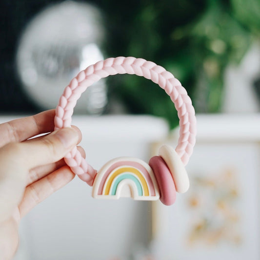 Pink Rainbow Ritzy Rattle