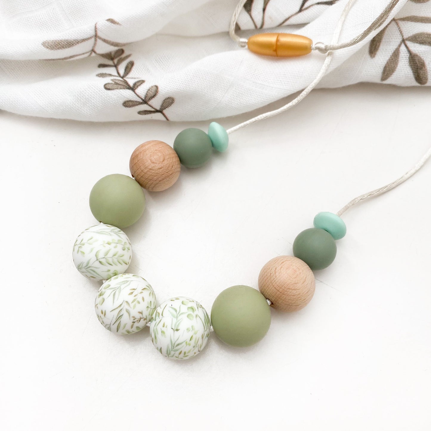 Spring Bloom: Sage Foliage Necklace