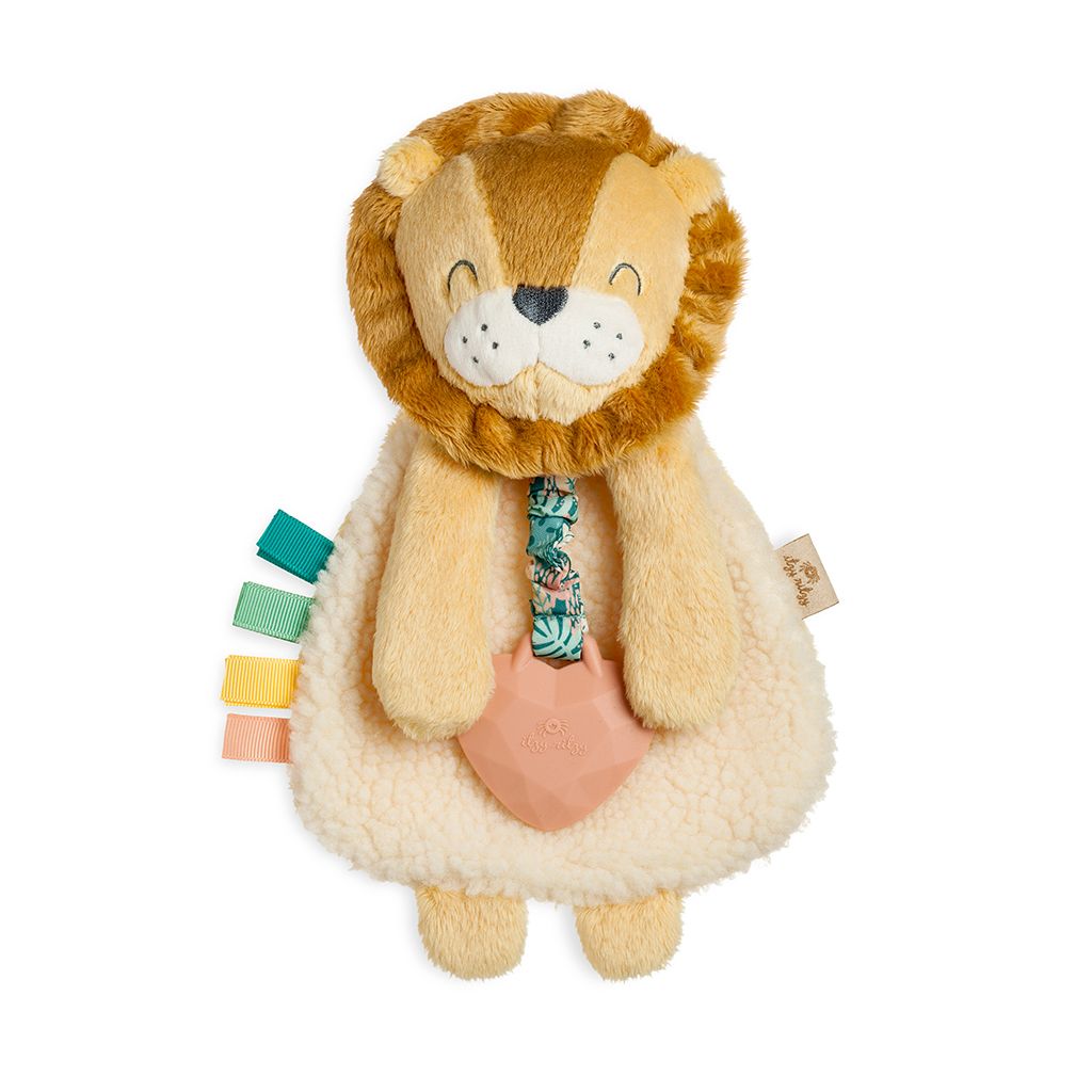 Itzy Lovey Plush & Teether Toy - aROARable Friends