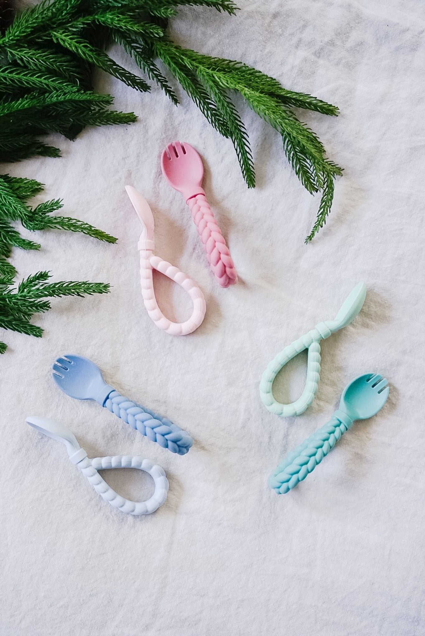 Sweetie Silicone Spoon & Fork set